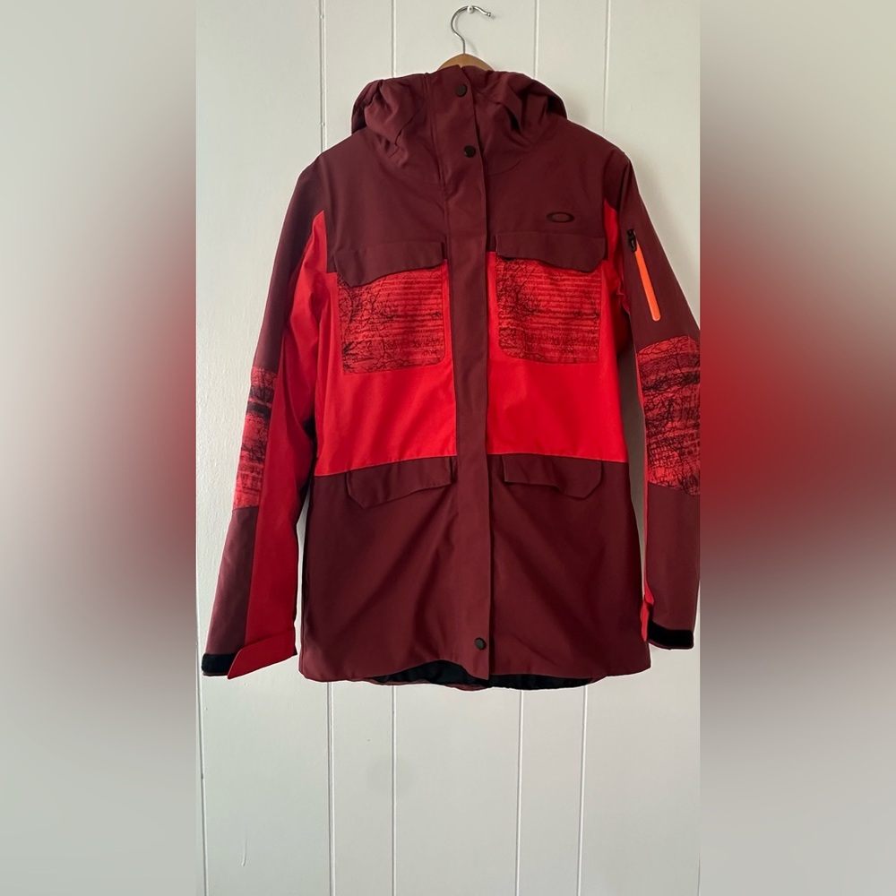NWOT  Oakley Moonshine Insulated 2l 10k Jacket Medium M Oxblood Blood